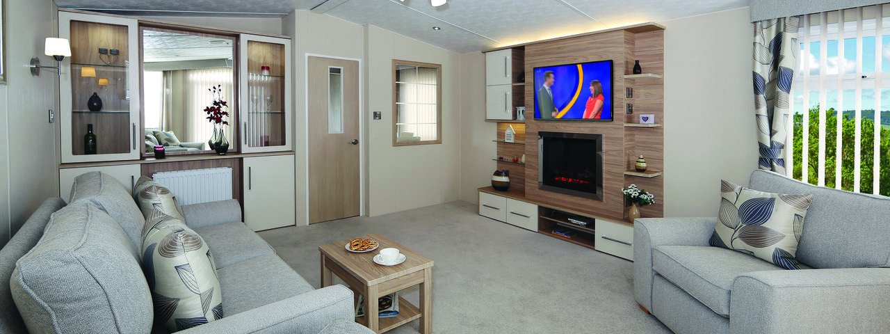 Europa Sequoia living room with seperate kitchen option